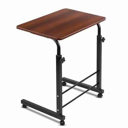Radiant Multi-Purpose Laptop Table, Study Table| Bed Table| Adjustable Height, Portable for Office, Work Form Home | DIY Table, Easy to Assemble (Wooden with Black Leg) - Image 1