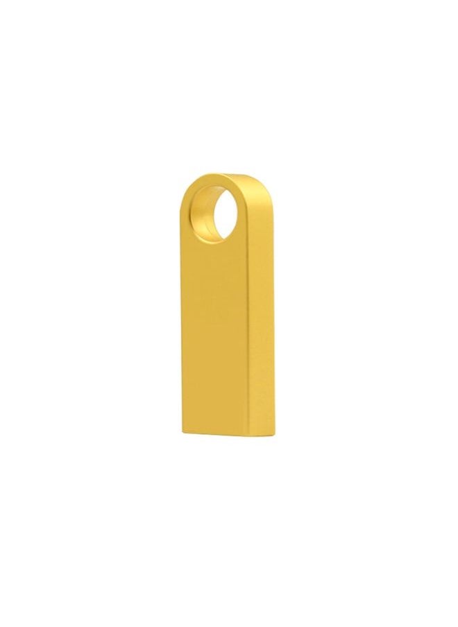 BURAQ SE9 USB 2.0 Car Metal U Disk High-Speed Transmission U Disk, Capacity: 64GB (Golden)  - Image 1