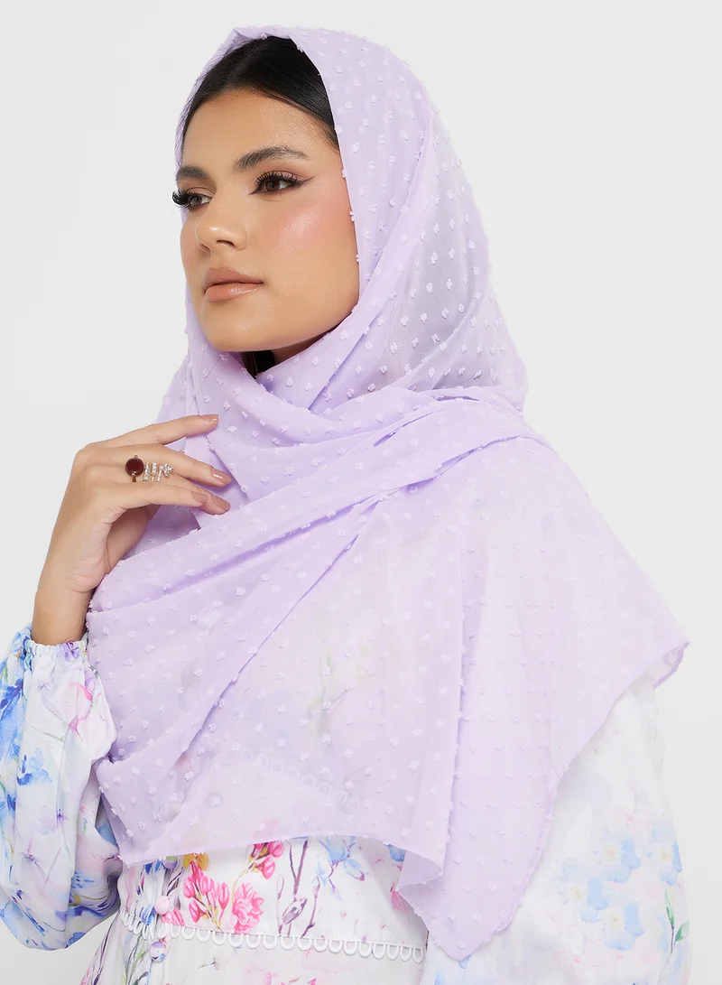Khizana Arabic Design Long Hijab Scarf