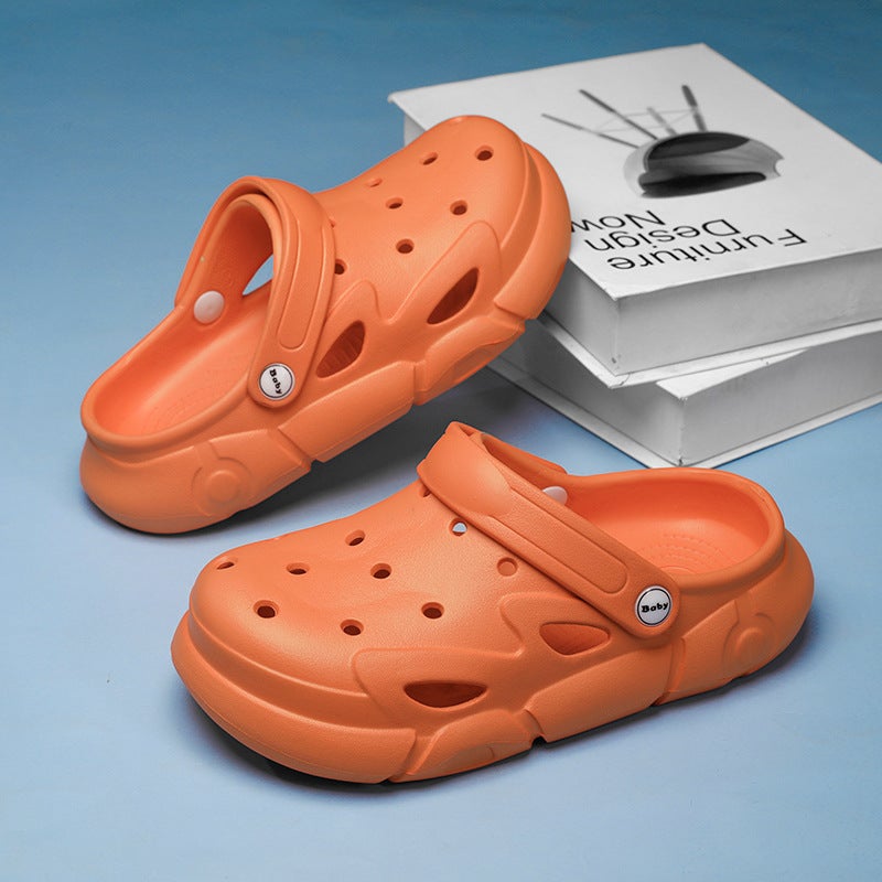 Hole Shoes Children'S Slippers Girls' Sandals Girls' Non-Slip Middle And Big Children'S Shoes Baby Beach 2023 New Women - Image 1