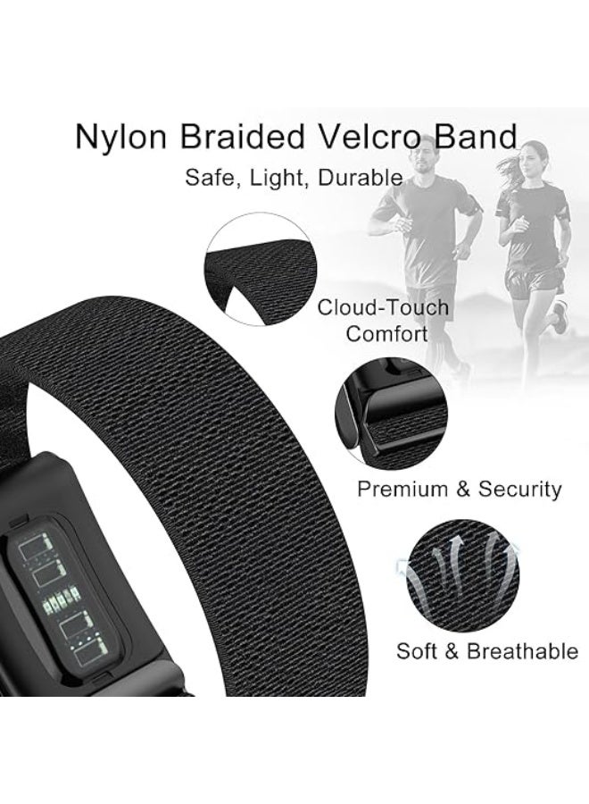سوار رياضي من النايلون متوافق مع حزام Whoop 5.0 للرجال والنساء، سوار بديل قابل للتعديل ومقاوم للماء وجيد التهوية وناعم ومتين - Image 3