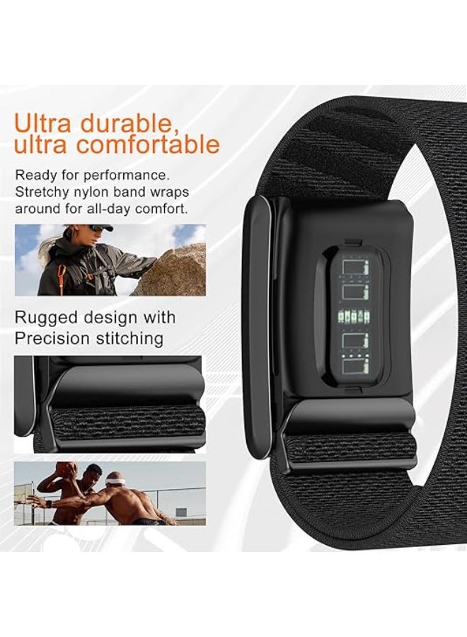 سوار رياضي من النايلون متوافق مع حزام Whoop 5.0 للرجال والنساء، سوار بديل قابل للتعديل ومقاوم للماء وجيد التهوية وناعم ومتين - Image 4