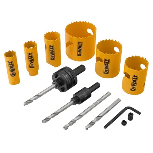 DEWALT BiMetal Hole Saw Kit for Wood Metal and Plastic D180001 - Image 3