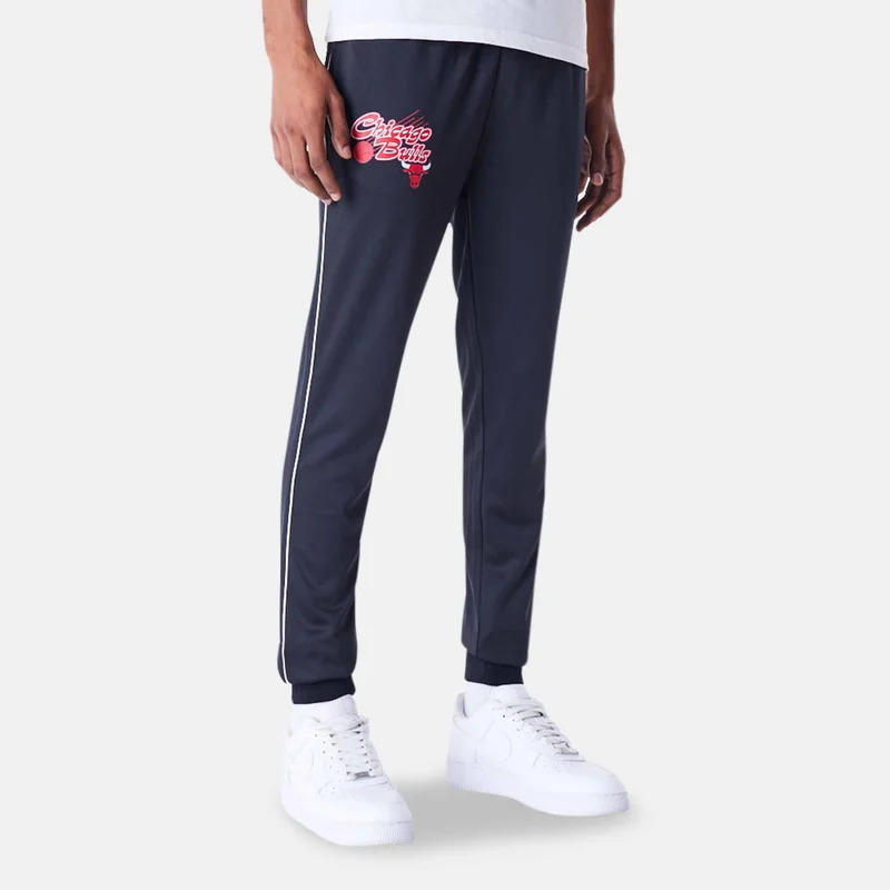 NEW ERA Men's NBA Chicago Bulls Script Fleece Track Pants