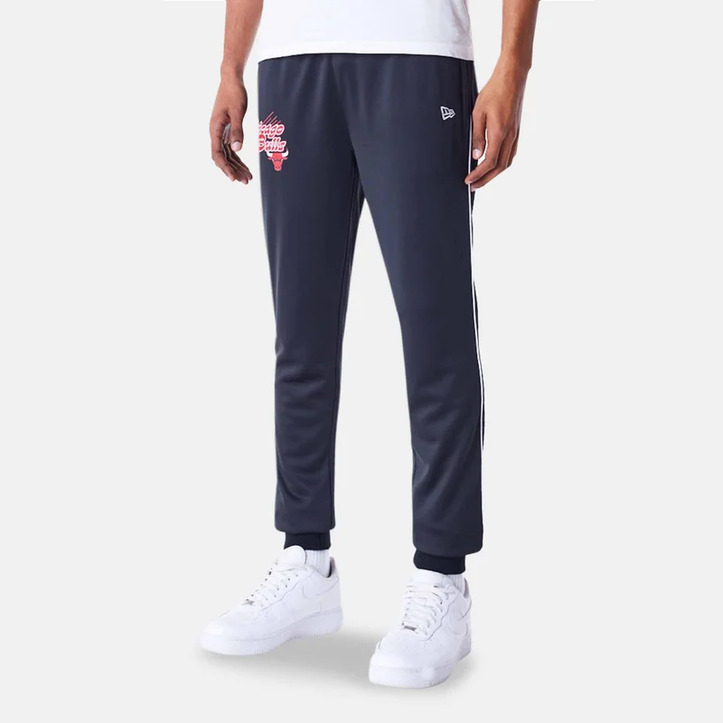 NEW ERA Men's NBA Chicago Bulls Script Fleece Track Pants