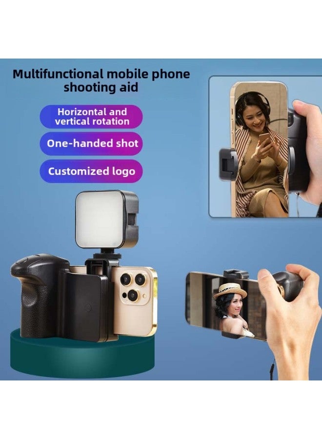 Bluetooth Handle Selfie Remote Controller Mobile Phone Helper Flashlight Mobile Power Gift Plastic Lightweight 230g-Color:Ordinary - Image 1