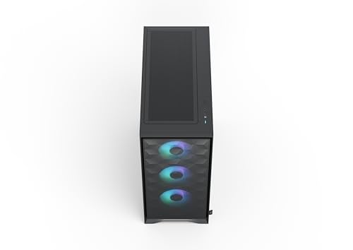 Fractal Design Pop 2 Air Black RGB - Tempered Glass - Performance Airflow PC Gaming Case - Mesh Front Panel - Three 120 mm RGB Fans Included - Spacious Interior - ATX/mATX/ITX Motherboard Support - Image 4