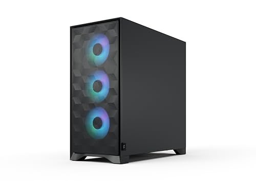 Fractal Design Pop 2 Air Black RGB - Tempered Glass - Performance Airflow PC Gaming Case - Mesh Front Panel - Three 120 mm RGB Fans Included - Spacious Interior - ATX/mATX/ITX Motherboard Support - Image 5