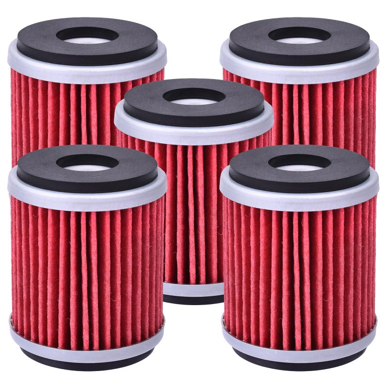 XYRVICT 5pcs HF140 Oil Filter for Raptor 250 YFM250 20082013 for Yamaha YFZ450 YFZ450R 20042017 WR450F XT250 YZ250 YFZ450X WR250F WR250R WR250X OEM 5d3134400000 - Image 3
