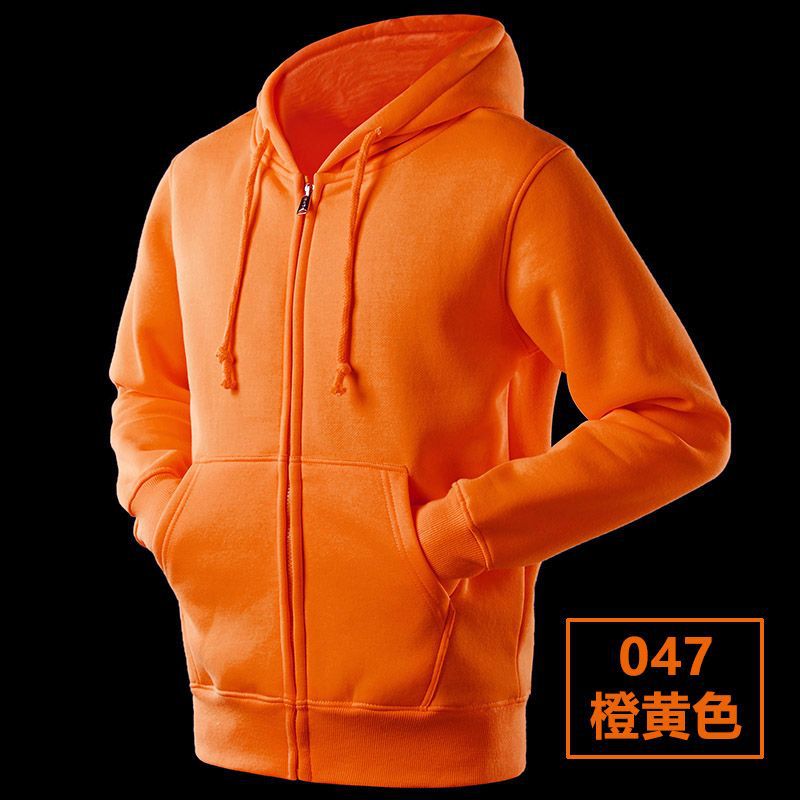 Shanghai Warehouse K2 Jiabu Youwei 04EC01 Sweater Long Sleeve 330 karat Chain Cap Fleece Thickened Orange Yellow