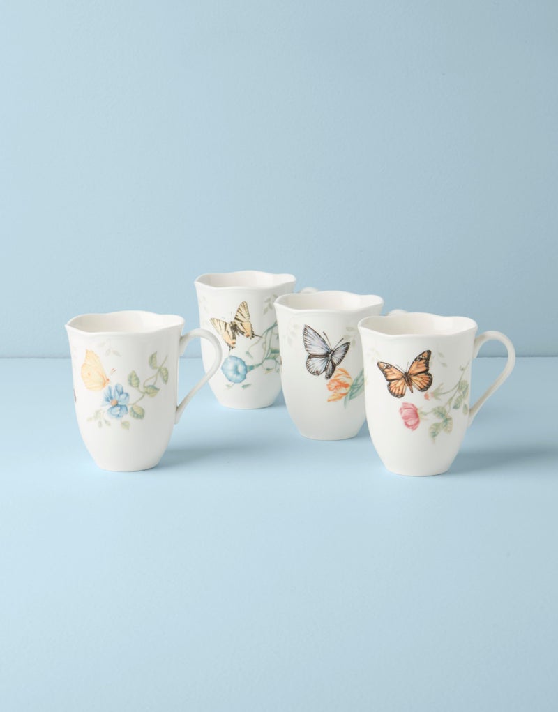 Lenox Butterfly Meadow 4-Piece Mug Set, 2.44, Multi - Image 2