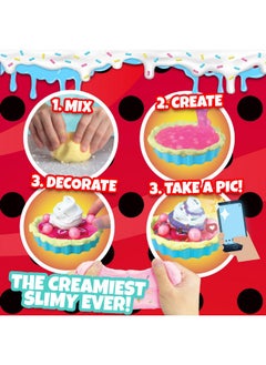 Miraculous Ladybug Sprinkles N' Slimy Kit - Diy Jelly Pie Slime With Pie Plate, Slime, Fruit Slices, Toppings - Fun And Creative Craft Kit, Interactive Safe & Non-Toxic Ingredients  - Image 4