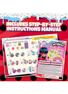 Miraculous Ladybug Sprinkles N' Slimy Kit - Diy Jelly Pie Slime With Pie Plate, Slime, Fruit Slices, Toppings - Fun And Creative Craft Kit, Interactive Safe & Non-Toxic Ingredients  - Image 5