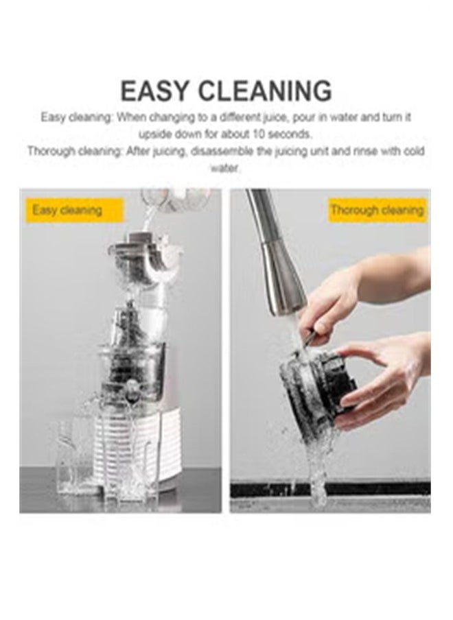sokany - Slow Masticating Juicer, Slow juicer, Fruit Vegetable Juicer, Cold Press Juicer with High Output 300W JE-32 (White) - Image 1