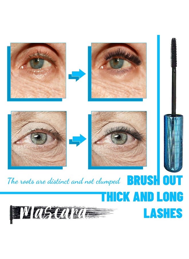 fupah Mascara for Older Women 60 Plus, Mascara for Women over 60 with Thinning Lashes, Waterproof Mascara Black, Hypoallergenic Tubing Mascara Black Volume and Length for Sensitive Eyes (1 Pack)  - Image 5