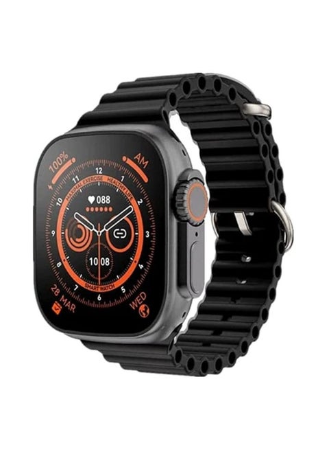 X8+ Plus Ultra Smartwatch 2.08 Inch IPS display NFC Bluetooth V5 Call Black