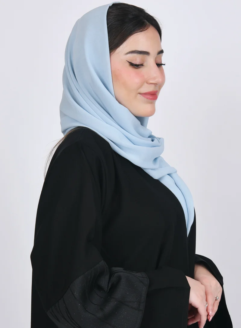 HAWRAA ABAYA Heavenly colored silk veil