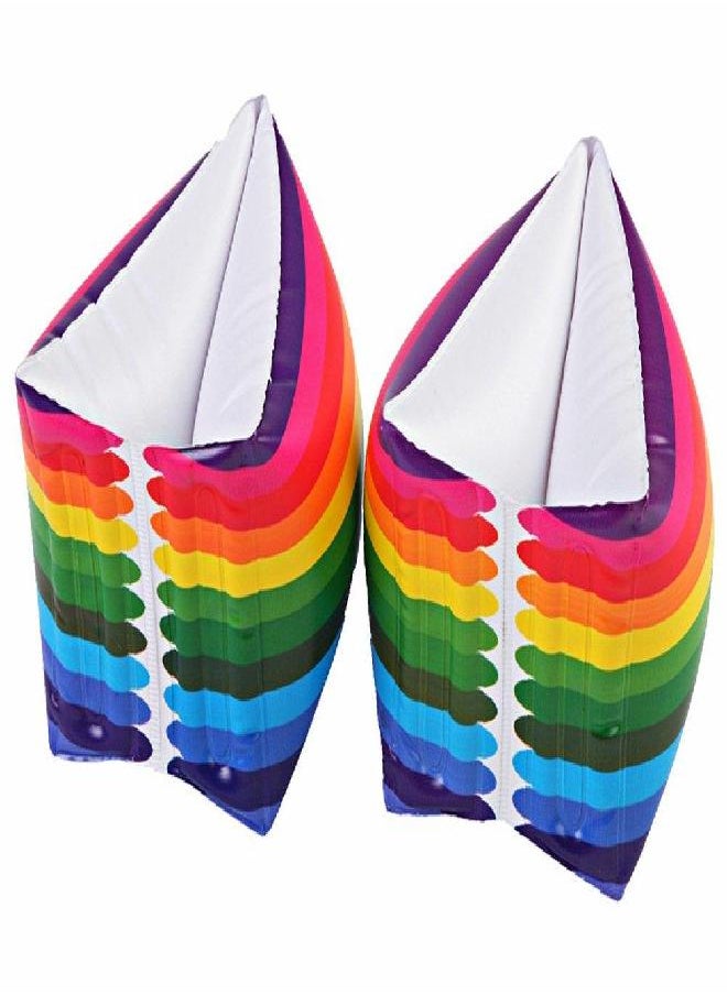 Topsung Swim Water Wings Floaties Arm Bands Rings Swimming Pool Floats Swim Vest For Kids (10 Years+) And Adults  - Image 5