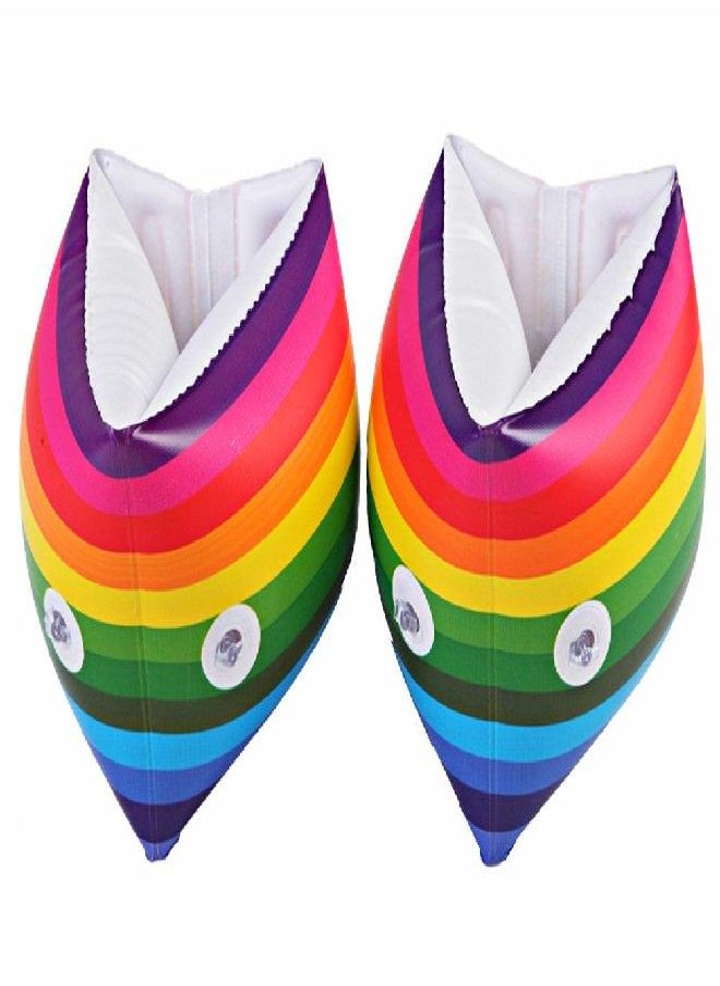 Topsung Swim Water Wings Floaties Arm Bands Rings Swimming Pool Floats Swim Vest For Kids (10 Years+) And Adults  - Image 1