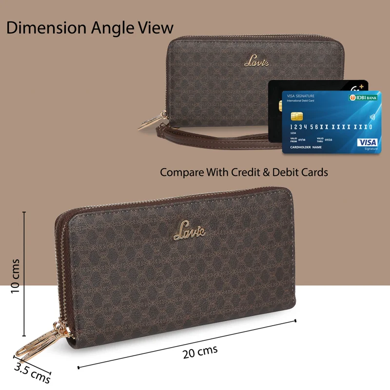 Lavie  Mono Savy Women's Dual Zip Wallet for Women | Best Price UAE
