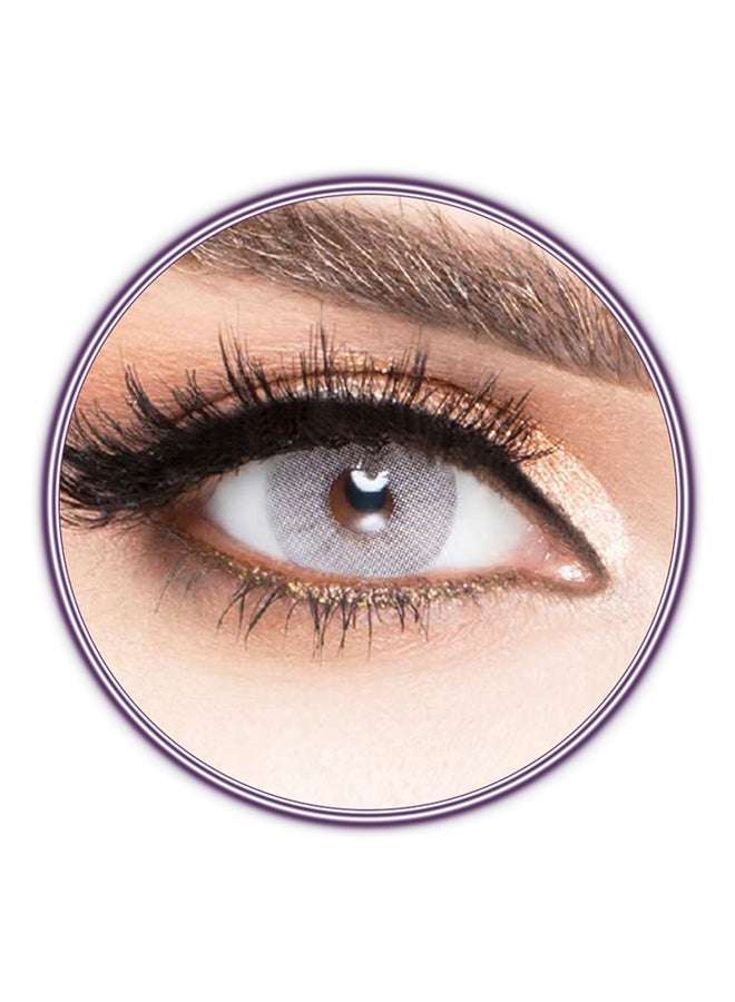 Luminous Unisex Pack Of 2 Grey Yearly Disposable Contact Lenses - Image 1