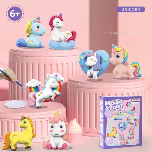 SUPER TOY DIY Mould and Paint Craft kit, Paint Your Own Unicorn Painting Kit Plaster Figurine Set with Pigments, Palette & Mold Art & Craft Set - Educational Toys for 3-12+ Year Old Boy & Girl - Image 3
