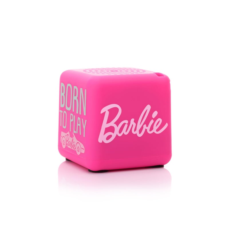 Bitty Boomers Mattel: Barbie - Barbie Phrases - Bitty Box 1.3 Inch Keychain Bluetooth Speaker - Image 1