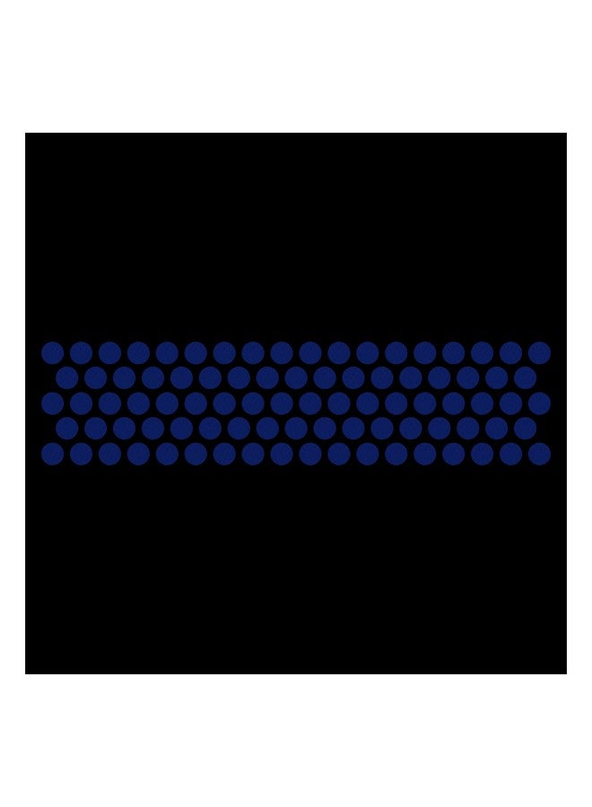 Comet Busters Bindiful Dailywear Navy Blue Velvet Round Bindis for Women (8mm) (bf252) (Pack of 1) - Image 2