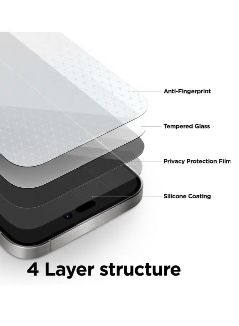 Original Tempered Dustproof Privacy Glass Screen Protector Compatible For iPhone 17E - Image 3
