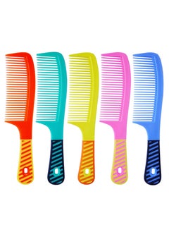 ZYOUNG zYoung 5 Pcs Combs for Women Tooth Comb Set Styling Essentials Round Comb with Handle 