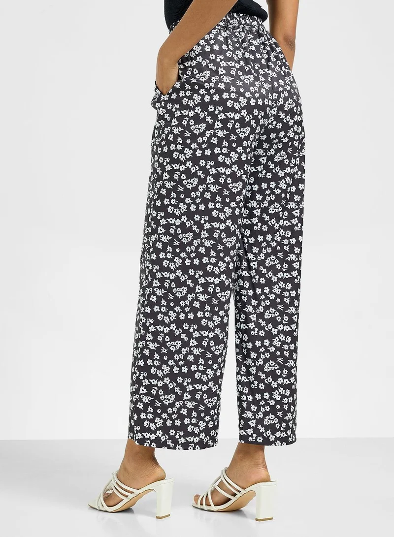 Ginger  Floral Printed Pullon Pants for Women | Best Price UAE