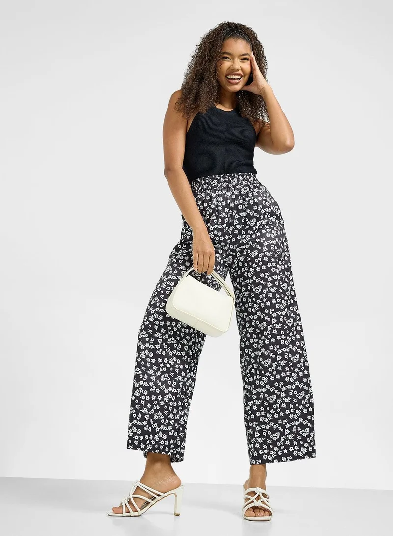 Ginger  Floral Printed Pullon Pants for Women | Best Price UAE