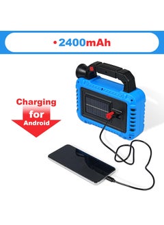 TANSOREN TANSOREN Solar Camping Lantern for Power Outages COB LED Light USB Rechargeable Lantern Flashlights for Hurricane Supplies Emergency Waterproof Charging for Device  - Image 3
