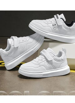 BOBDOG Children's Leather Waterproof White Sports Shoes  - Image 4