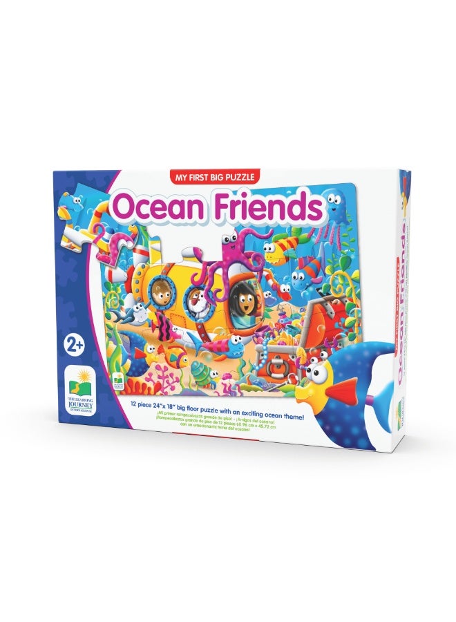 THE LEARNING JOURNEY MY FIRST BIG FLOOR PUZZLE -OCEAN FRIENDS - Image 1