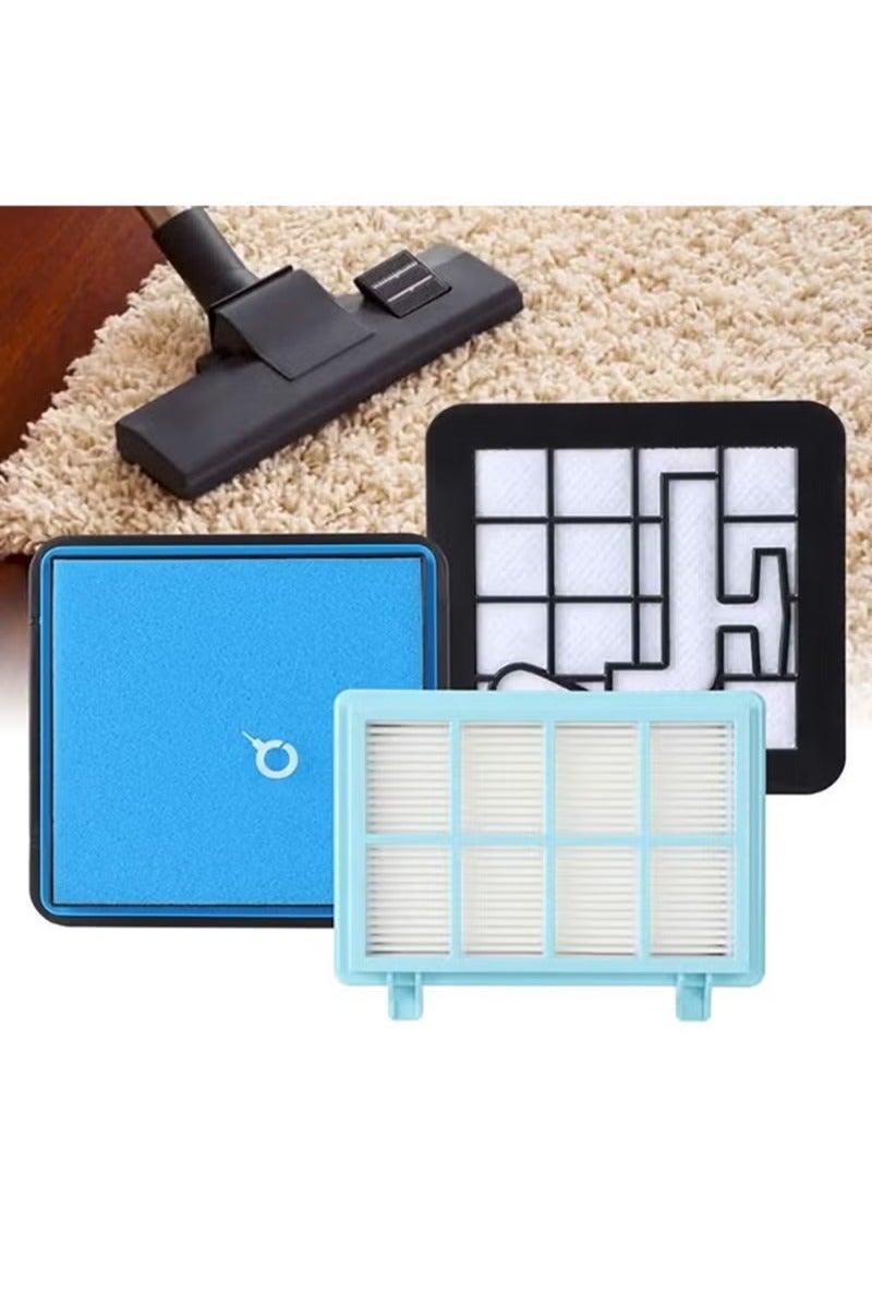 3 Component Washable Filter Set For Vacuum Cleaner Filter Replacement Parts，Washable Motor Foam Filter Kit - Image 1