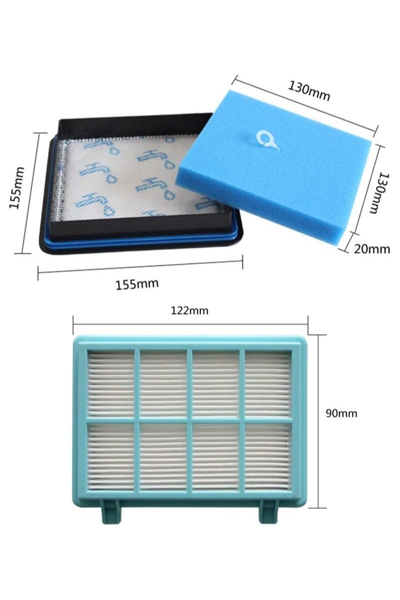 3 Component Washable Filter Set For Vacuum Cleaner Filter Replacement Parts，Washable Motor Foam Filter Kit - Image 2