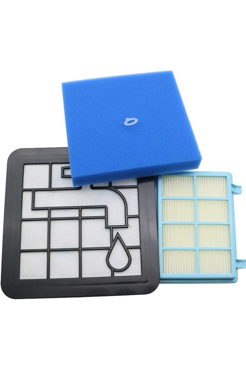 3 Component Washable Filter Set For Vacuum Cleaner Filter Replacement Parts，Washable Motor Foam Filter Kit - Image 3