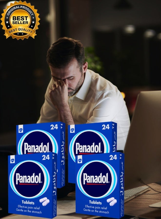 Panadol 4 Pieces Panadol 24 Tablets - Image 1