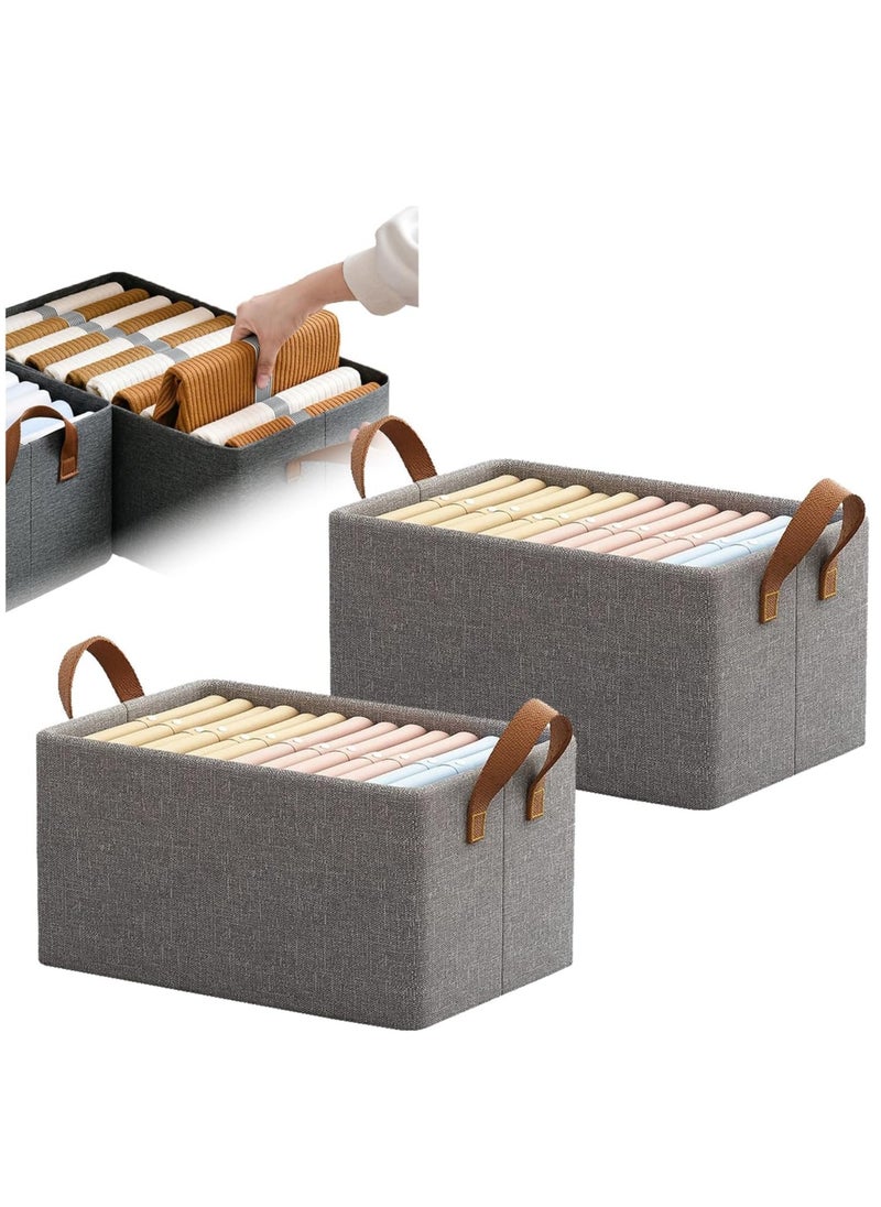 ALMUFARREJ - 6 Pieces Bedroom Clothes Storage and Organization Box - Image 1