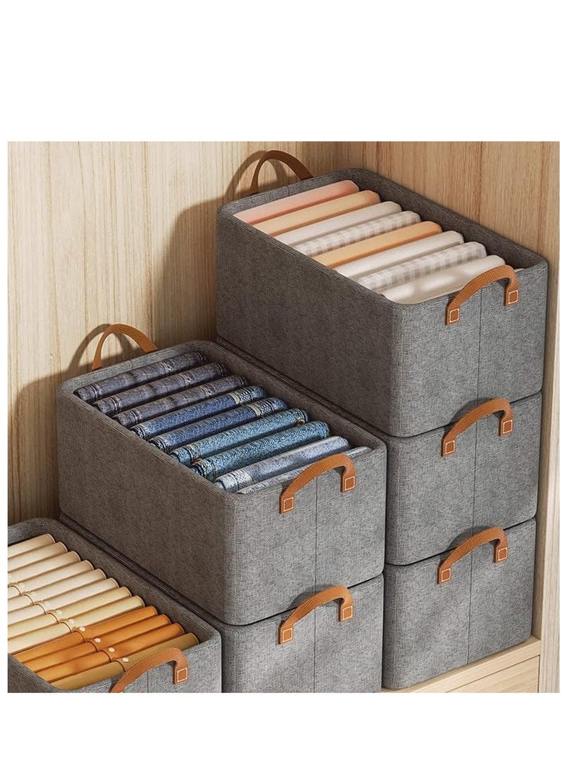 ALMUFARREJ - 6 Pieces Bedroom Clothes Storage and Organization Box - Image 1