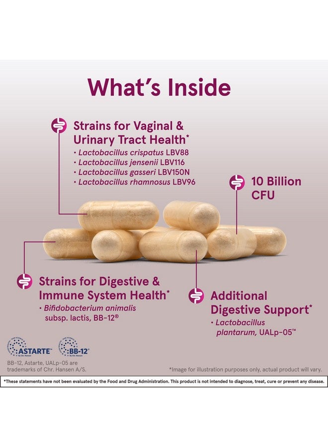 jarrow formulas جاررو فورمولا فيم دوفيليس بروبيوتيك للنساء - 10 مليار CFU، بروبيوتيك نسائي، دعم مهبلي، دعم المسالك البولية والهضمية، 30 كبسولة - Image 2