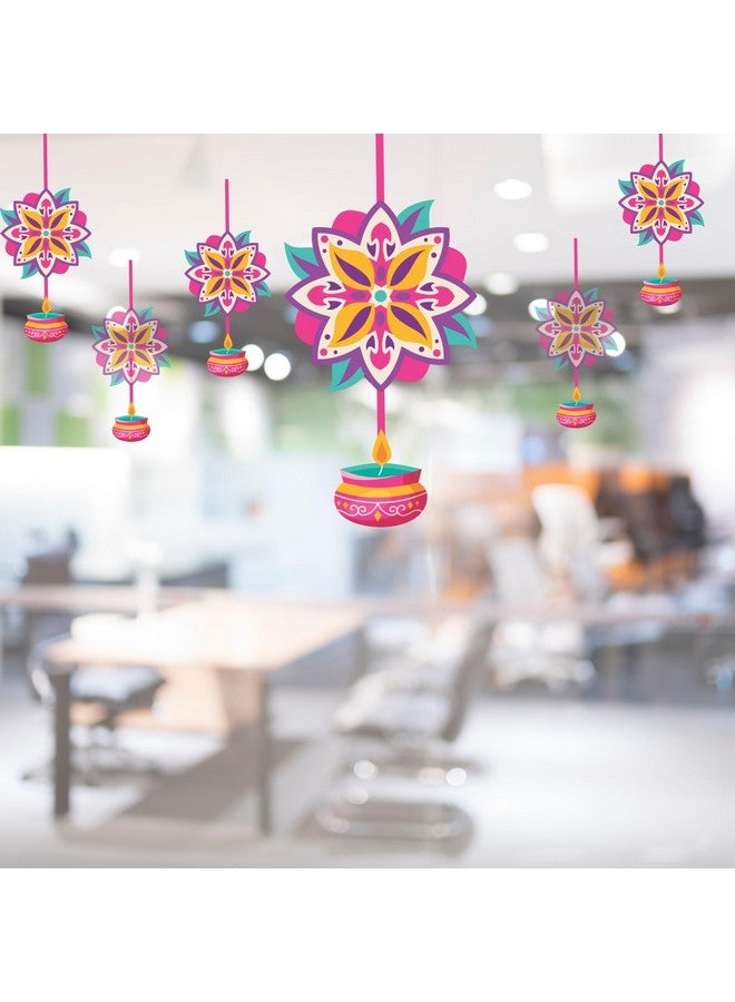 PrettyurParty PRETTY UR PARTY Diwali Hanging Décor, Diwali Ceiling Danglers - Pack of 6 (DIWHANG04) - Image 1