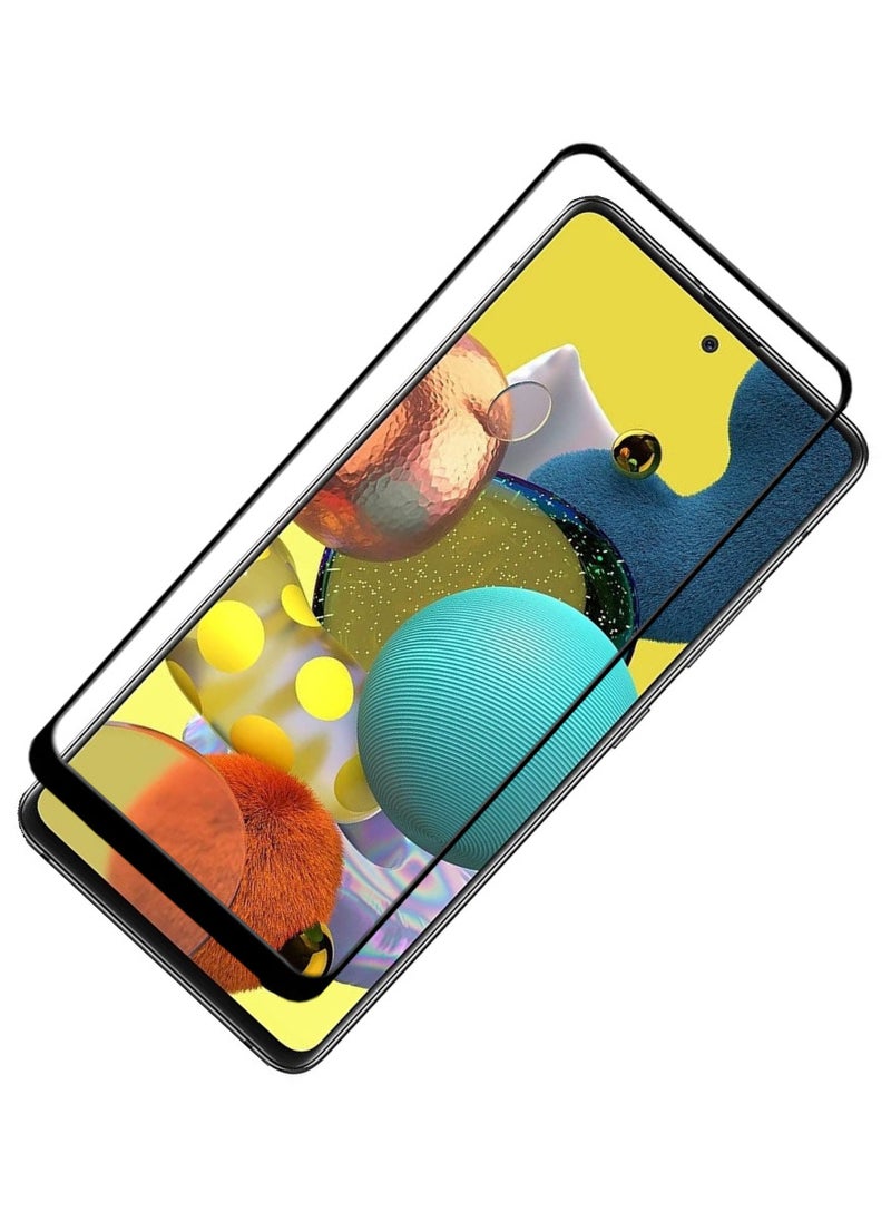 ACLIX Antistatic ESD Dustproof Premium Quality High Definition Tempered Glass Screen Protector Designed For Samsung Galaxy A51 - Image 1