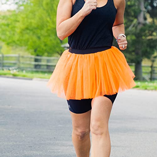 Gone For a Run توتو للجري من غون فور أ رن | تنانير توتو للنساء | توتو للبالغات بألوان متعددة | تنانير للجري | برتقالي نيون - Image 4