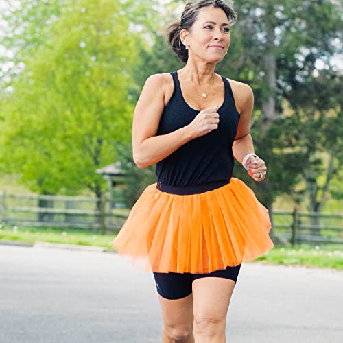 Gone For a Run توتو للجري من غون فور أ رن | تنانير توتو للنساء | توتو للبالغات بألوان متعددة | تنانير للجري | برتقالي نيون - Image 5