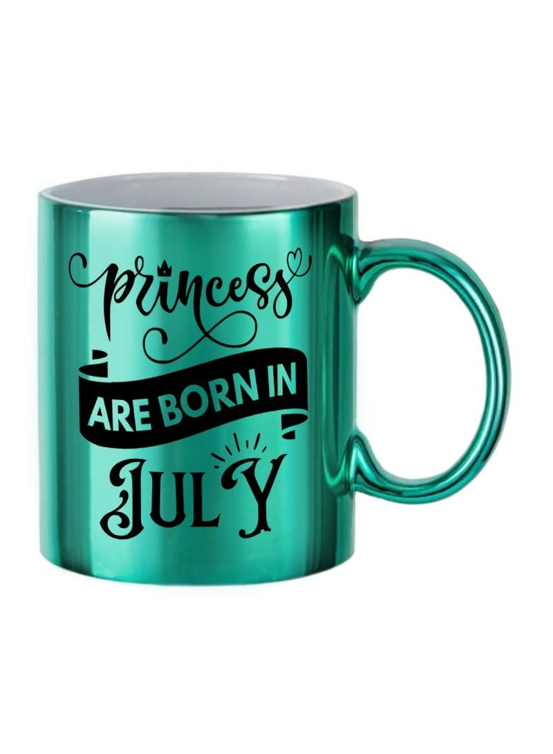 MEC Princess Are Born In July Printed Coffee Mug 11Oz Black - Image 2