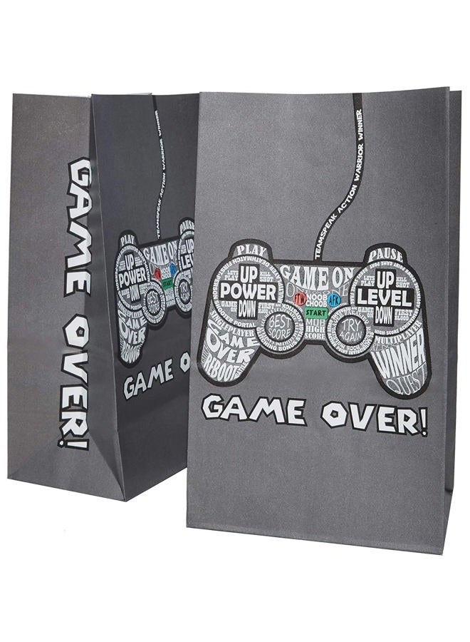 Blue Panda 36-Pack Gamer Party Goody Bags for Favors, Treats and Goodies - Video Game Party Supplies for Kids Birthday, 5 x 8.5 x 3 Inches - Image 1
