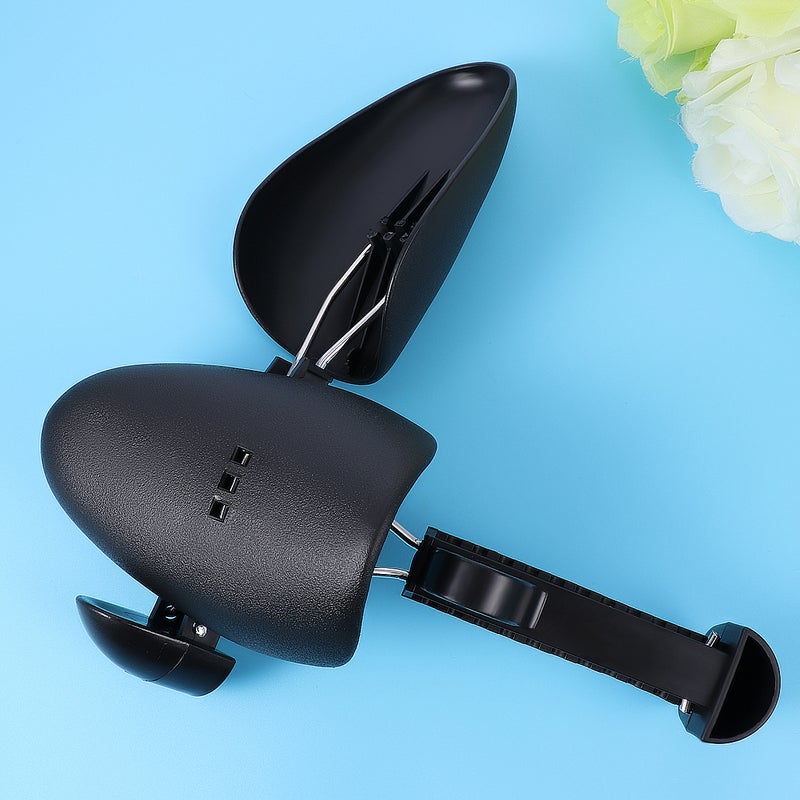 2 Pairs of Men Adjustable Shoe Tree Boot Holder Black - Image 1
