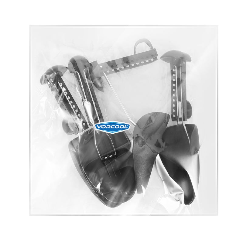 2 Pairs of Men Adjustable Shoe Tree Boot Holder Black - Image 4